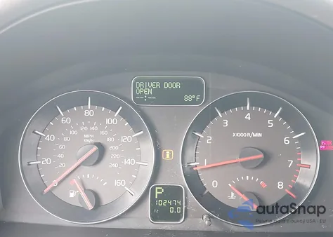 2011 Volvo S40 T5/T5 R-Design из США, поврежденный, VIN YV1672MS7B2535096